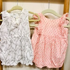 gap romper and sweater bundle newborn 0-3mo